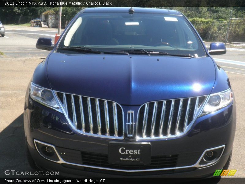 Kona Blue Metallic / Charcoal Black 2011 Lincoln MKX AWD