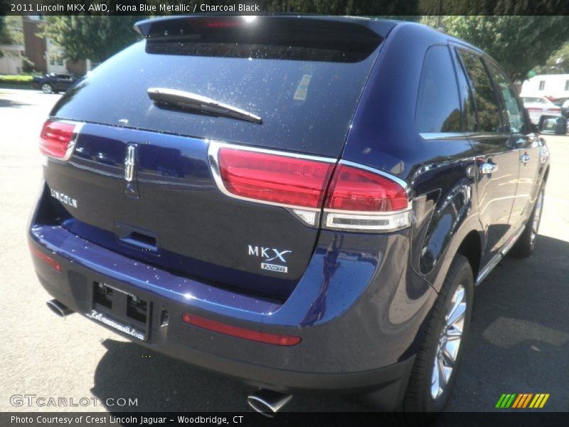 Kona Blue Metallic / Charcoal Black 2011 Lincoln MKX AWD