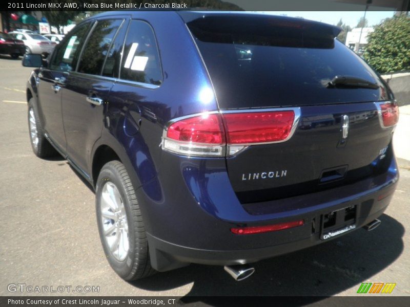 Kona Blue Metallic / Charcoal Black 2011 Lincoln MKX AWD