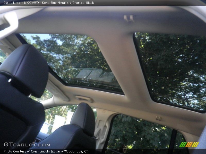 Kona Blue Metallic / Charcoal Black 2011 Lincoln MKX AWD