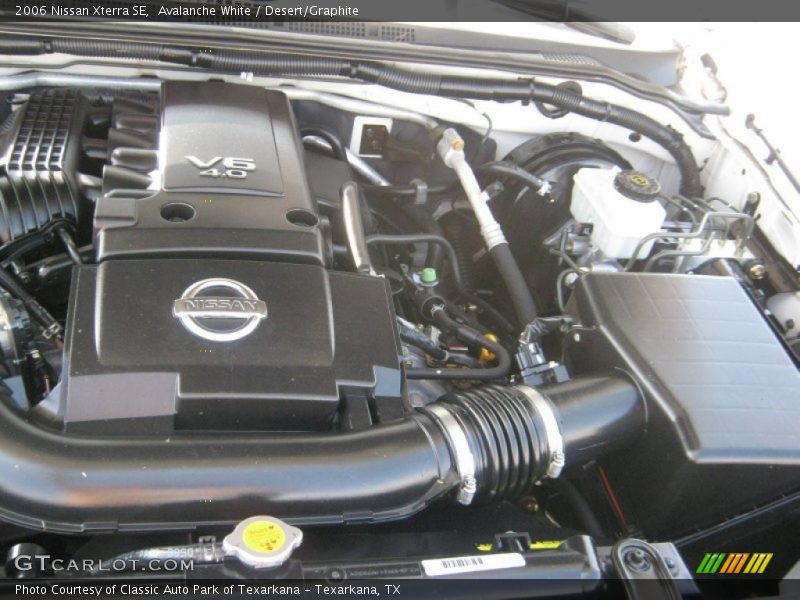 Avalanche White / Desert/Graphite 2006 Nissan Xterra SE