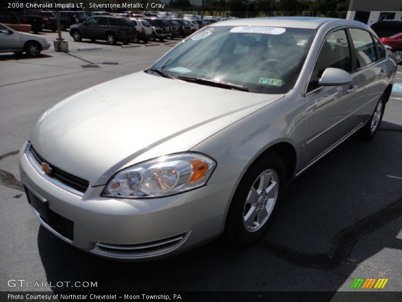 Silverstone Metallic / Gray 2008 Chevrolet Impala LT