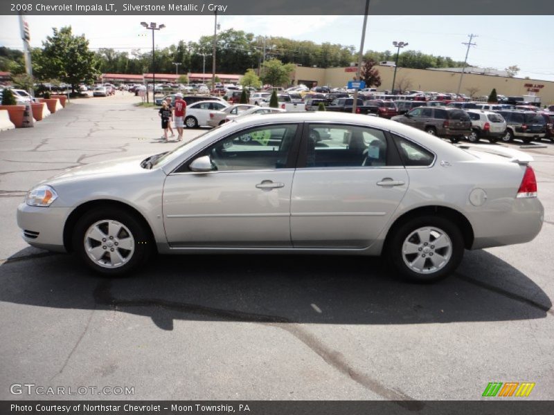 Silverstone Metallic / Gray 2008 Chevrolet Impala LT