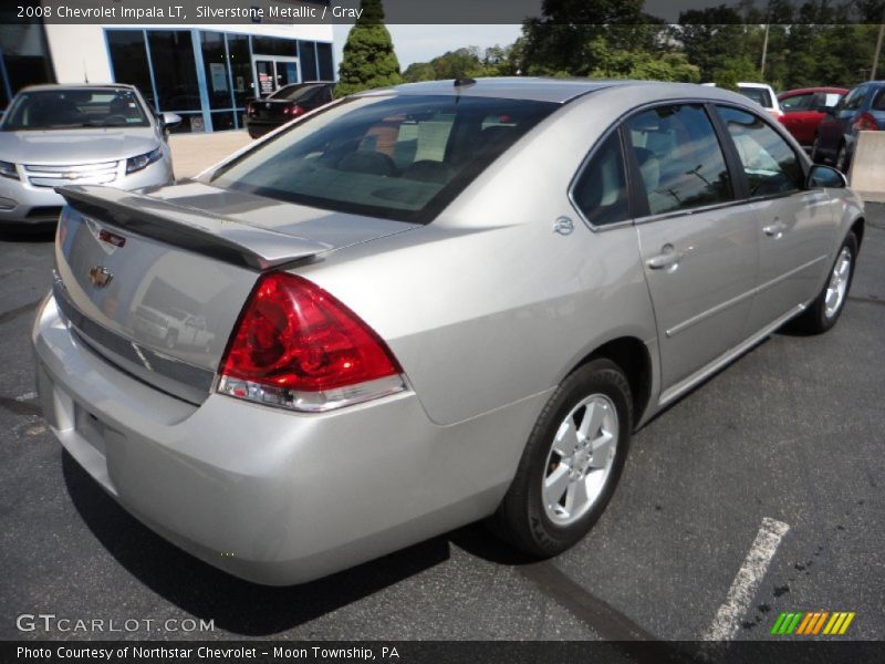 Silverstone Metallic / Gray 2008 Chevrolet Impala LT