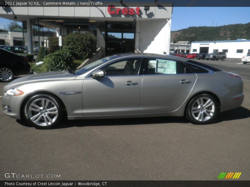 Cashmere Metallic / Ivory/Truffle 2011 Jaguar XJ XJL