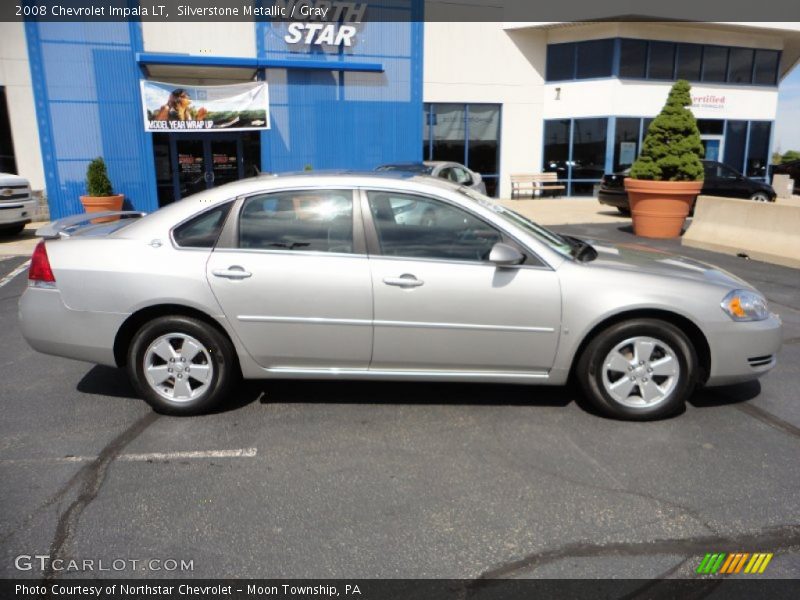 Silverstone Metallic / Gray 2008 Chevrolet Impala LT