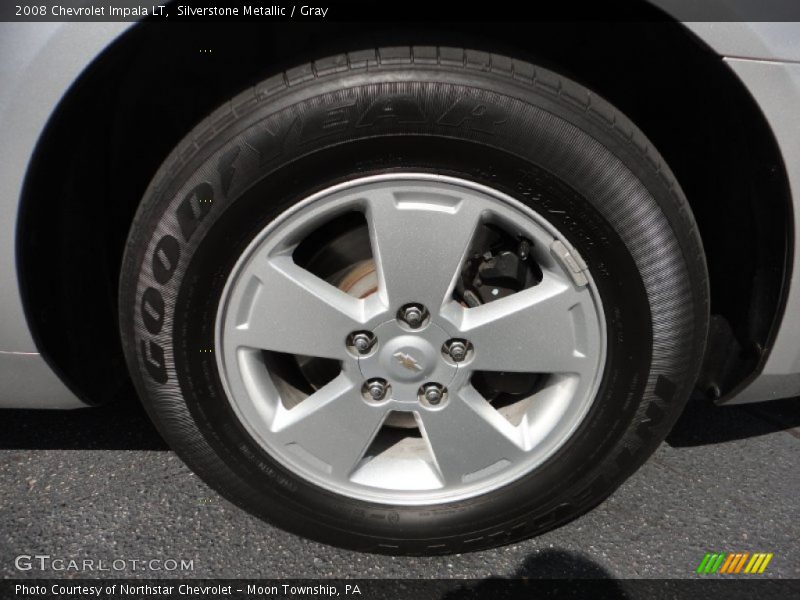 Silverstone Metallic / Gray 2008 Chevrolet Impala LT