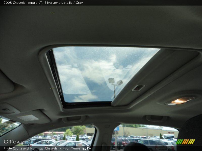 Silverstone Metallic / Gray 2008 Chevrolet Impala LT