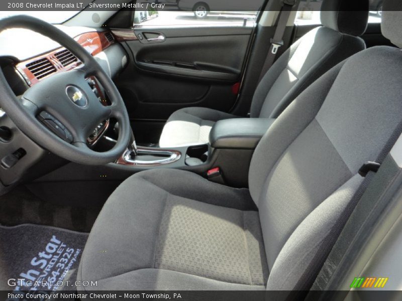 Silverstone Metallic / Gray 2008 Chevrolet Impala LT