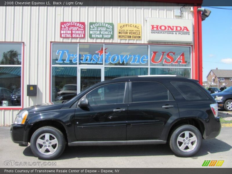 Black / Light Gray 2008 Chevrolet Equinox LS