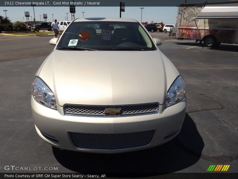 Gold Mist Metallic / Neutral 2012 Chevrolet Impala LT