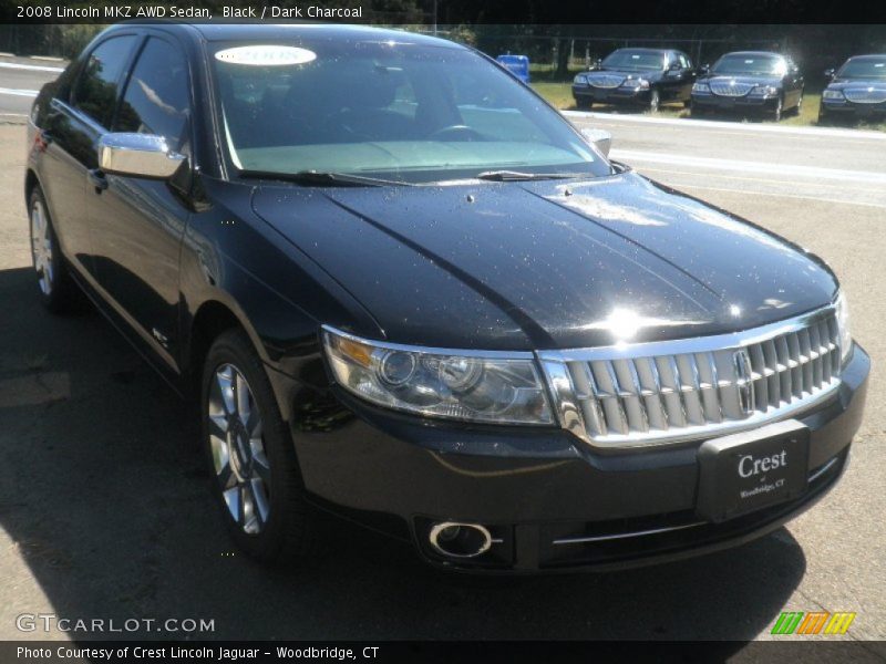 Black / Dark Charcoal 2008 Lincoln MKZ AWD Sedan