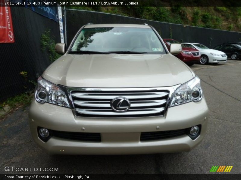 Satin Cashmere Pearl / Ecru/Auburn Bubinga 2011 Lexus GX 460 Premium