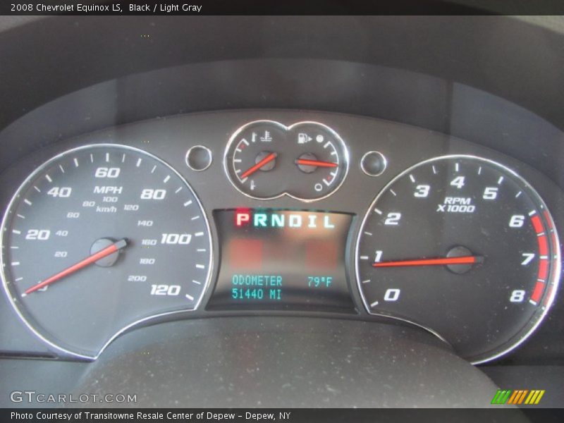 Black / Light Gray 2008 Chevrolet Equinox LS