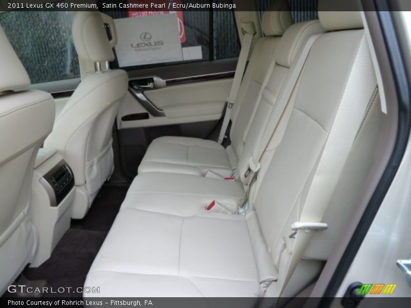 Satin Cashmere Pearl / Ecru/Auburn Bubinga 2011 Lexus GX 460 Premium