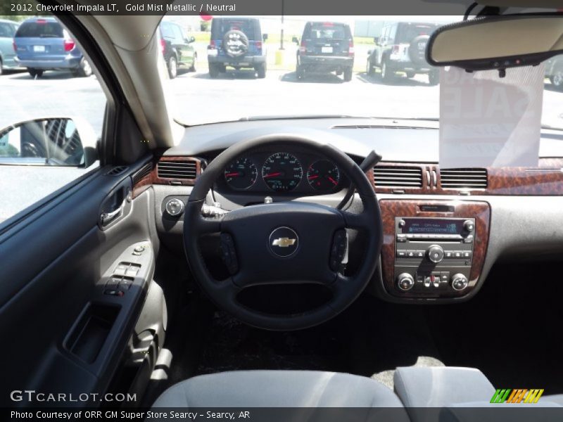 Gold Mist Metallic / Neutral 2012 Chevrolet Impala LT