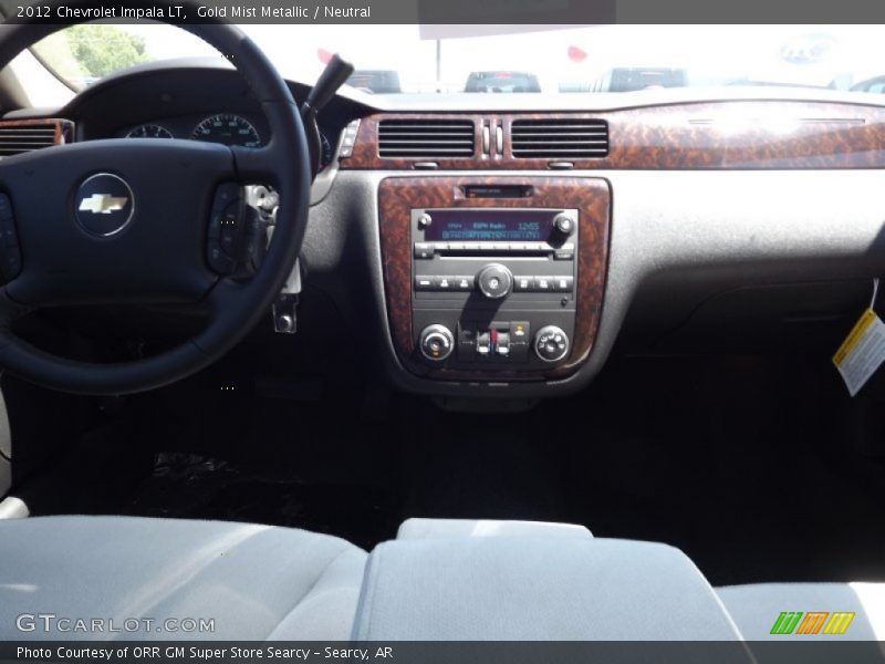 Gold Mist Metallic / Neutral 2012 Chevrolet Impala LT