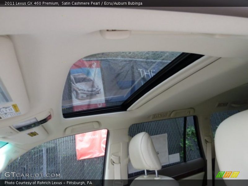 Satin Cashmere Pearl / Ecru/Auburn Bubinga 2011 Lexus GX 460 Premium