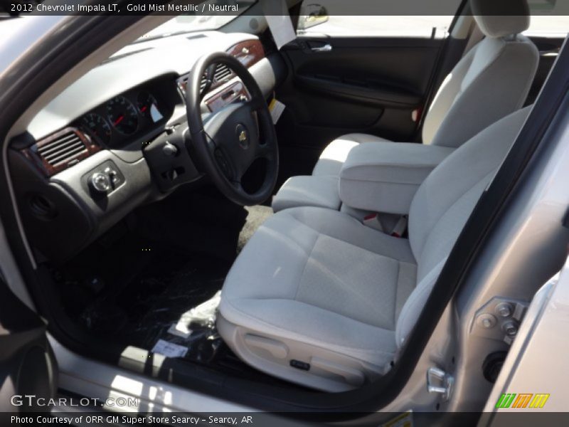 Gold Mist Metallic / Neutral 2012 Chevrolet Impala LT