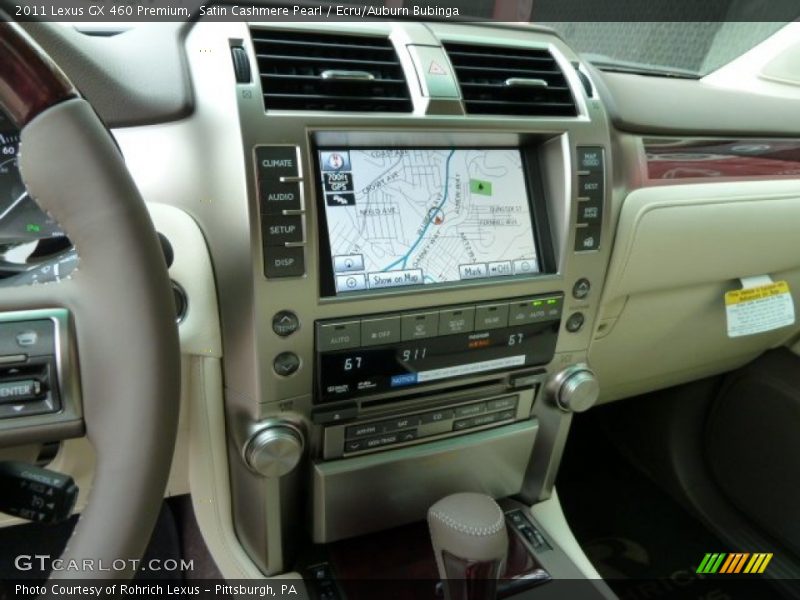 Satin Cashmere Pearl / Ecru/Auburn Bubinga 2011 Lexus GX 460 Premium