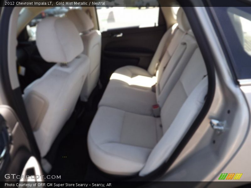 Gold Mist Metallic / Neutral 2012 Chevrolet Impala LT
