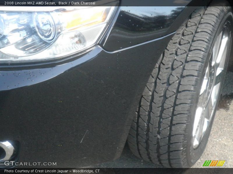 Black / Dark Charcoal 2008 Lincoln MKZ AWD Sedan