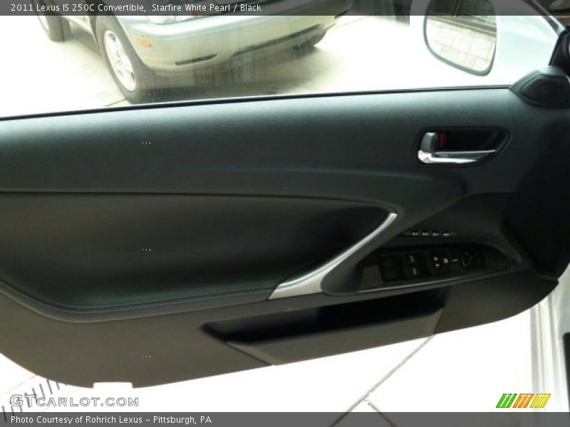 Starfire White Pearl / Black 2011 Lexus IS 250C Convertible