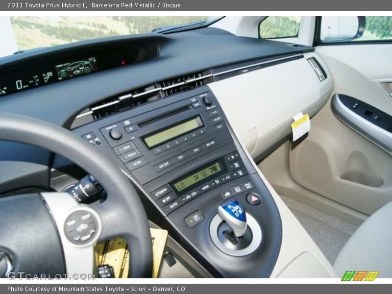 Barcelona Red Metallic / Bisque 2011 Toyota Prius Hybrid II