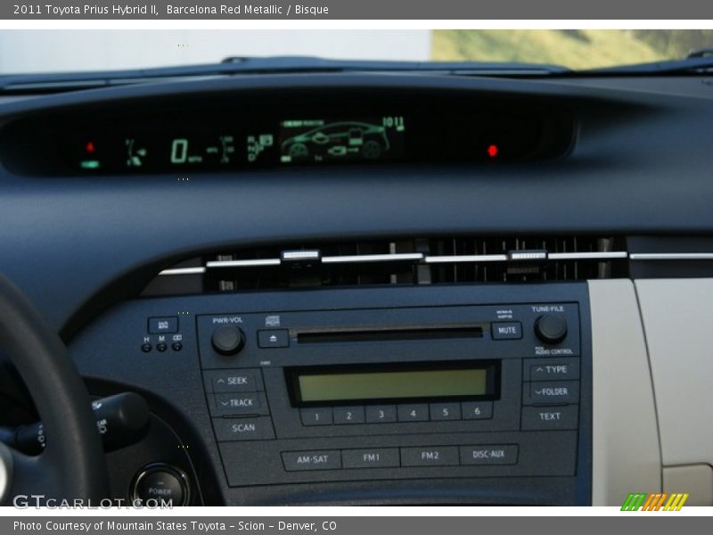 Barcelona Red Metallic / Bisque 2011 Toyota Prius Hybrid II