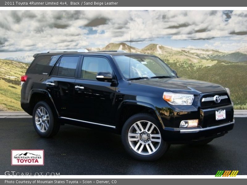 Black / Sand Beige Leather 2011 Toyota 4Runner Limited 4x4