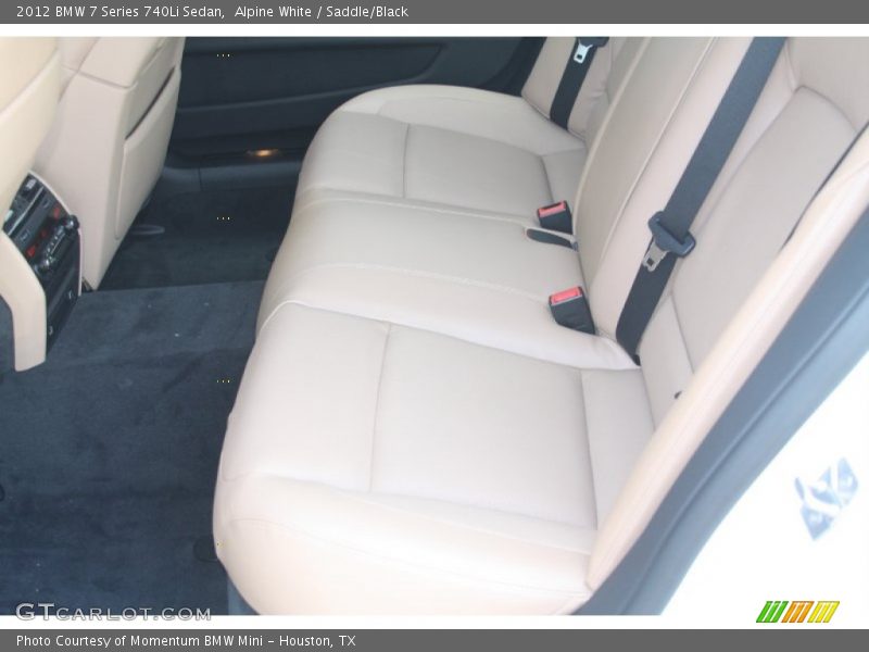  2012 7 Series 740Li Sedan Saddle/Black Interior