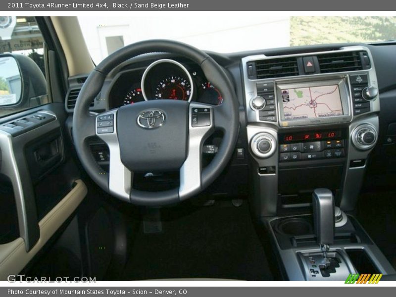 Black / Sand Beige Leather 2011 Toyota 4Runner Limited 4x4