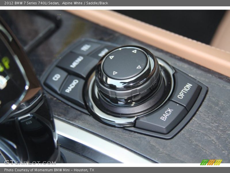 Controls of 2012 7 Series 740Li Sedan