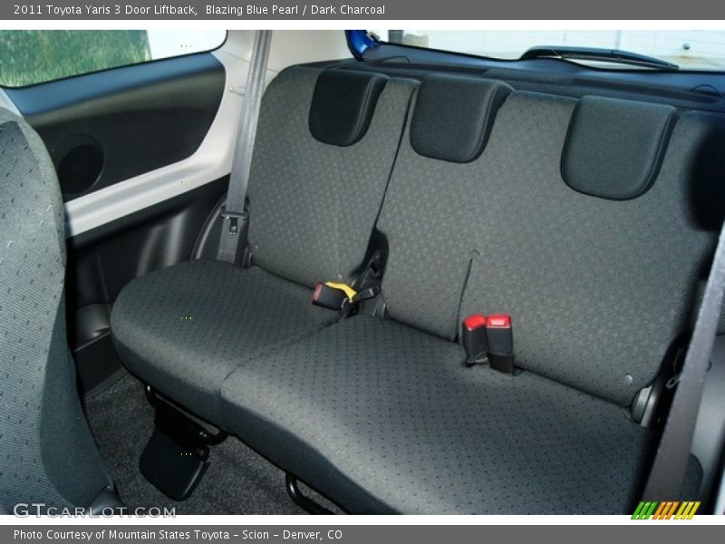  2011 Yaris 3 Door Liftback Dark Charcoal Interior
