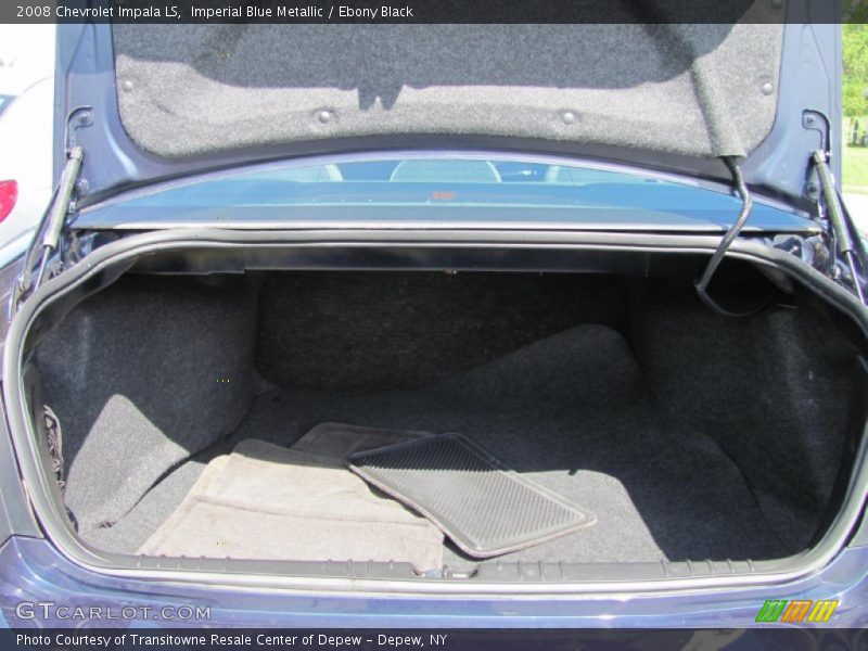 Imperial Blue Metallic / Ebony Black 2008 Chevrolet Impala LS