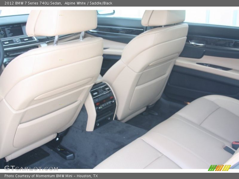 Alpine White / Saddle/Black 2012 BMW 7 Series 740Li Sedan