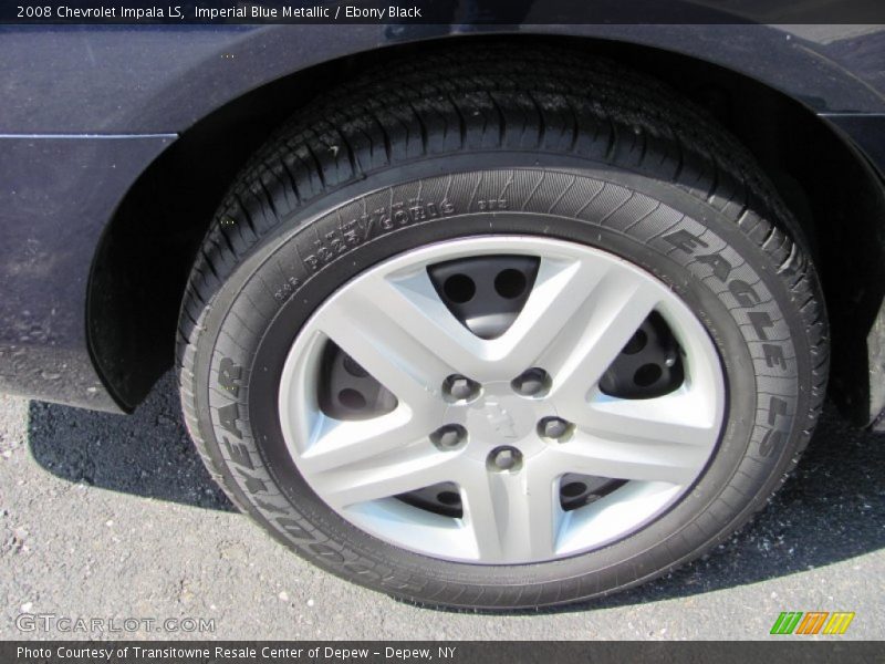 Imperial Blue Metallic / Ebony Black 2008 Chevrolet Impala LS
