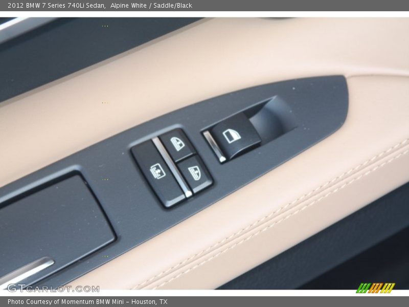 Alpine White / Saddle/Black 2012 BMW 7 Series 740Li Sedan