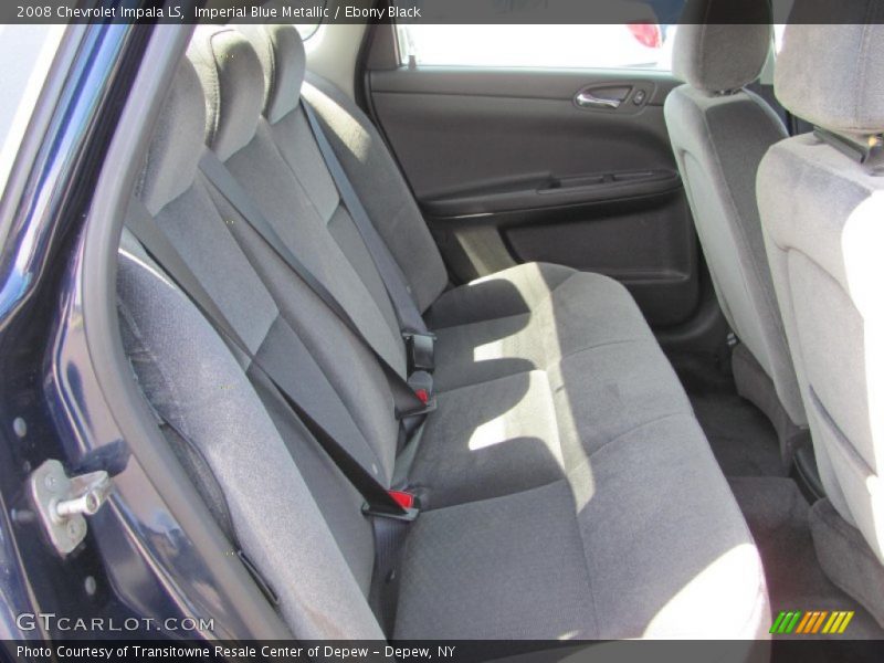 Imperial Blue Metallic / Ebony Black 2008 Chevrolet Impala LS