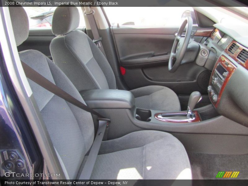 Imperial Blue Metallic / Ebony Black 2008 Chevrolet Impala LS