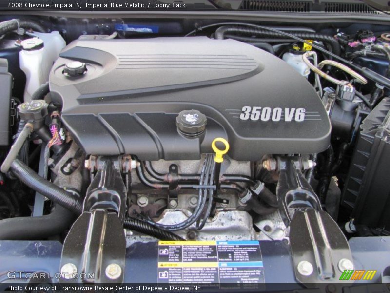 Imperial Blue Metallic / Ebony Black 2008 Chevrolet Impala LS