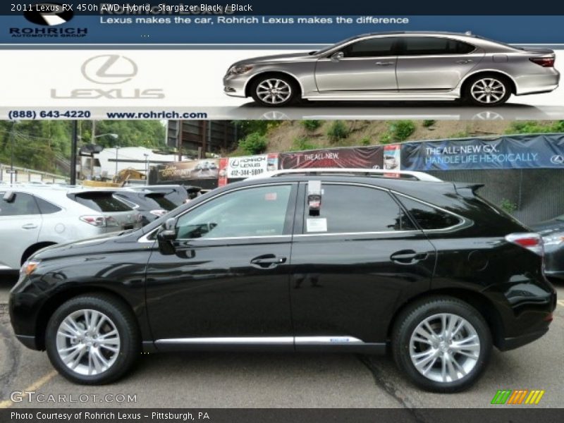 Stargazer Black / Black 2011 Lexus RX 450h AWD Hybrid