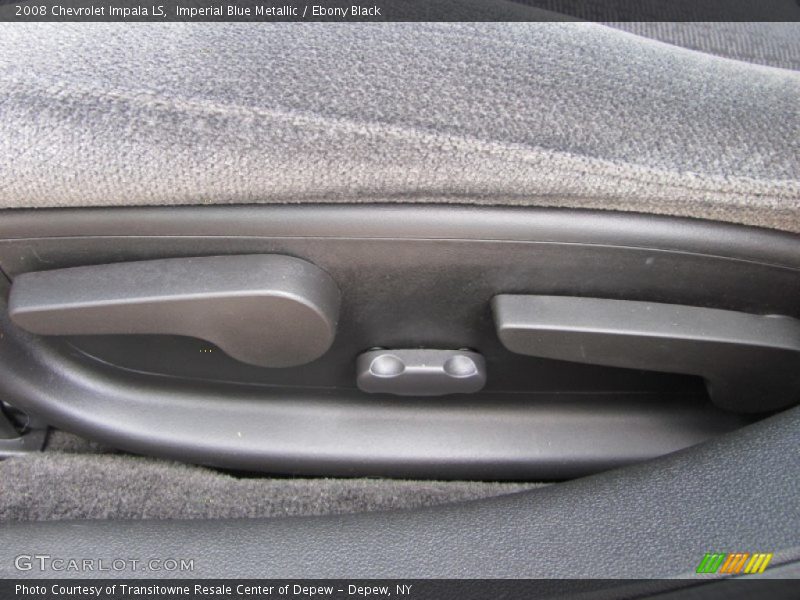 Imperial Blue Metallic / Ebony Black 2008 Chevrolet Impala LS