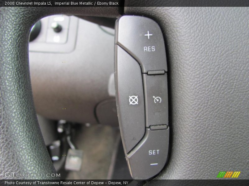 Imperial Blue Metallic / Ebony Black 2008 Chevrolet Impala LS