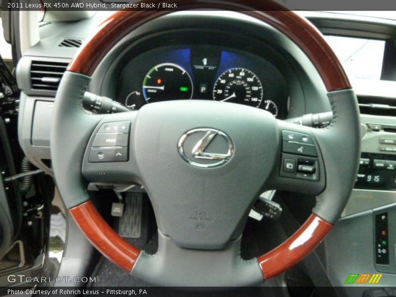  2011 RX 450h AWD Hybrid Steering Wheel