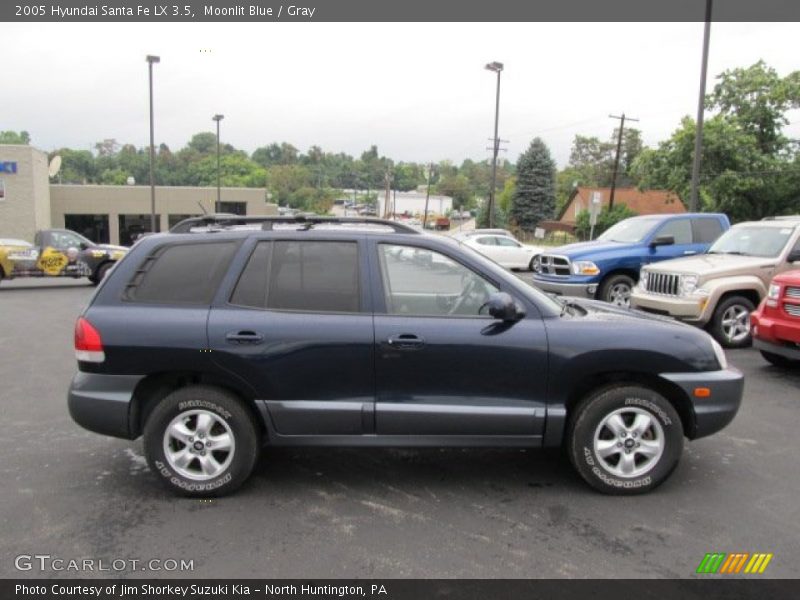 Moonlit Blue / Gray 2005 Hyundai Santa Fe LX 3.5
