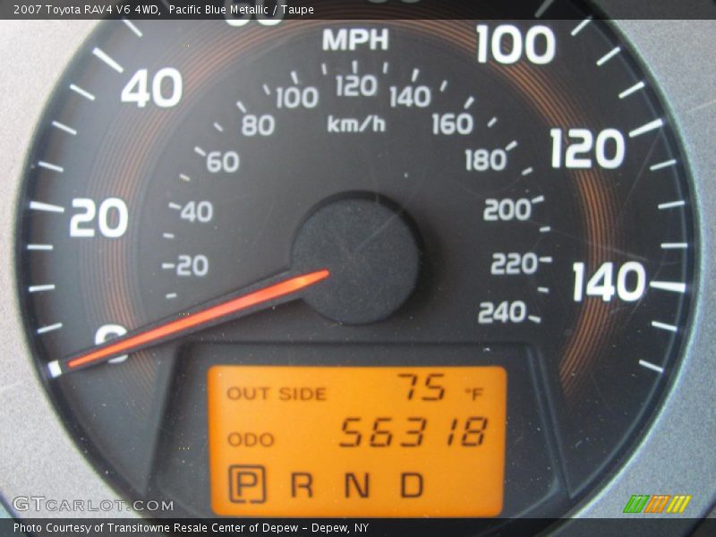 Pacific Blue Metallic / Taupe 2007 Toyota RAV4 V6 4WD