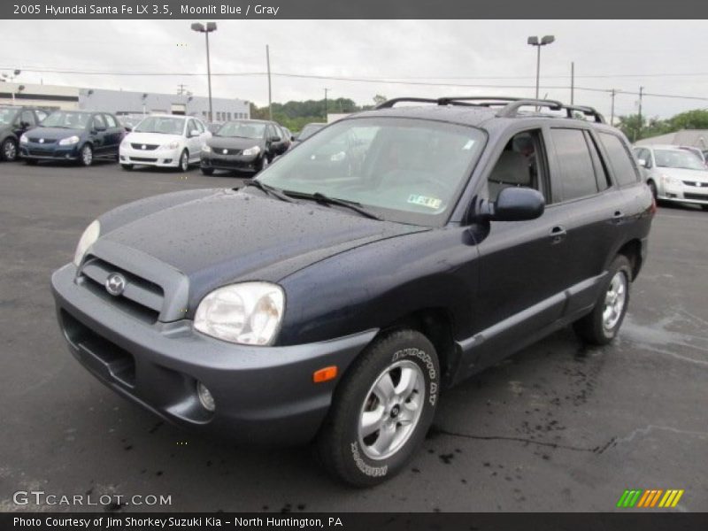 Moonlit Blue / Gray 2005 Hyundai Santa Fe LX 3.5