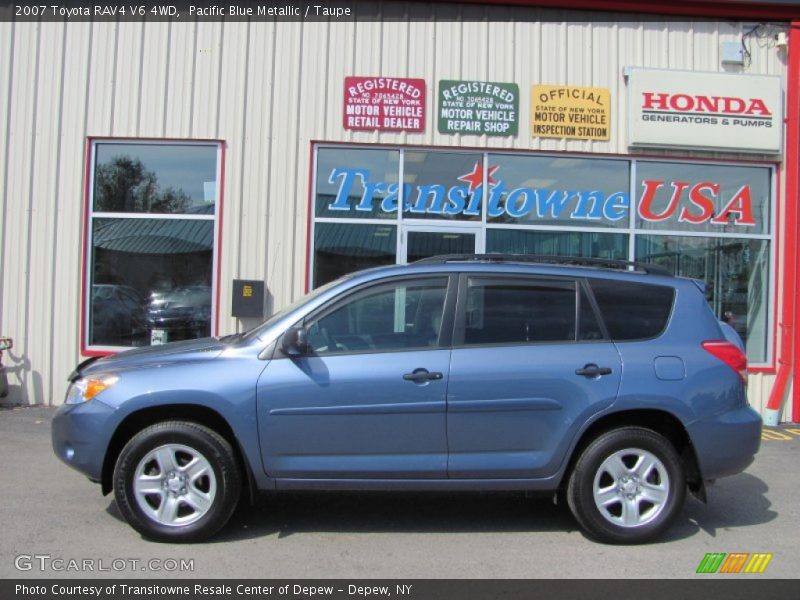 Pacific Blue Metallic / Taupe 2007 Toyota RAV4 V6 4WD