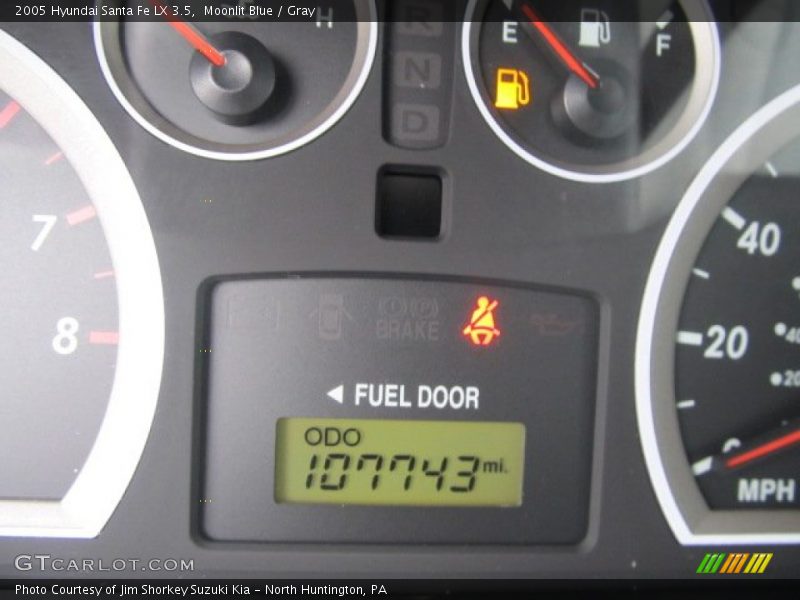 Moonlit Blue / Gray 2005 Hyundai Santa Fe LX 3.5